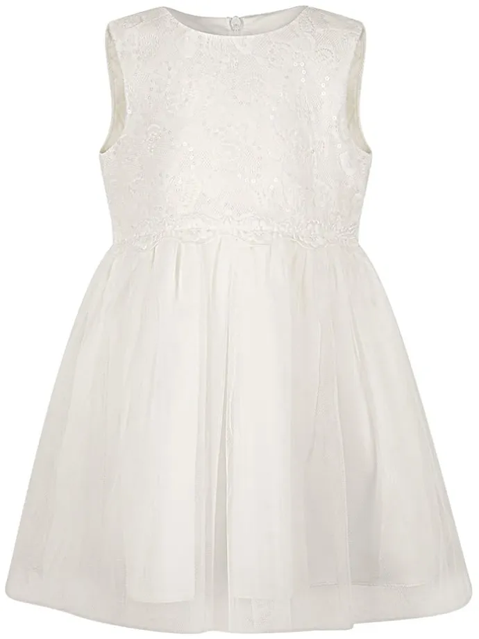Kleid in Creme