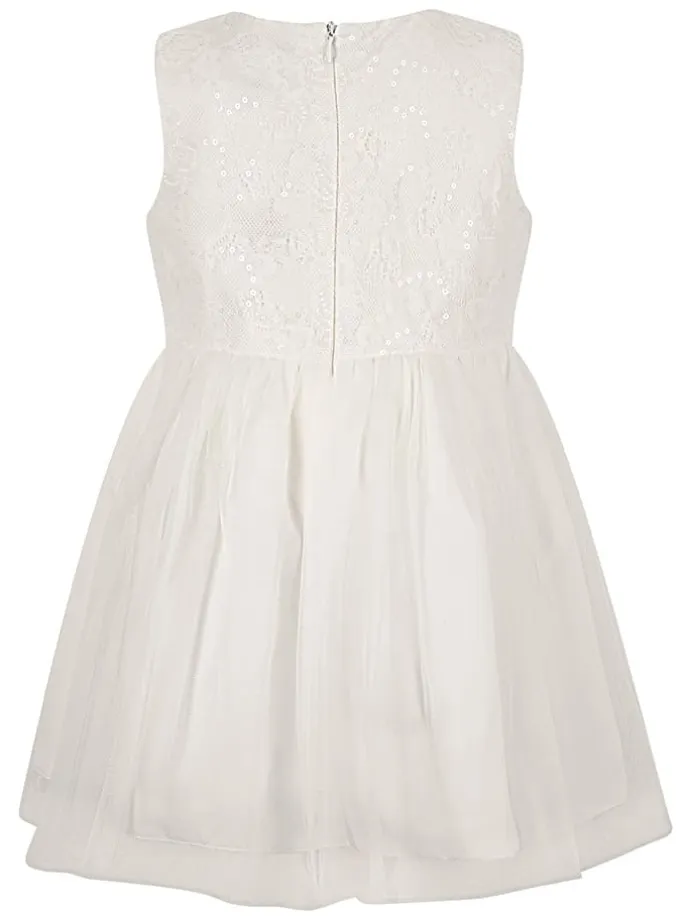 Kleid in Creme