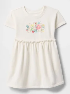 Kleid in Creme