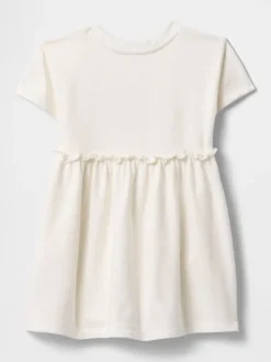 Kleid in Creme