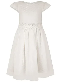 Kleid in Creme