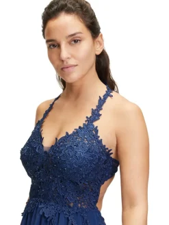 Kleid in Dunkelblau