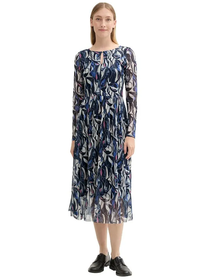 Kleid in Dunkelblau