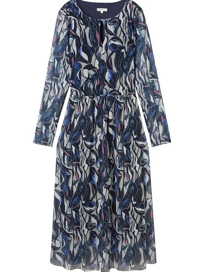 Kleid in Dunkelblau