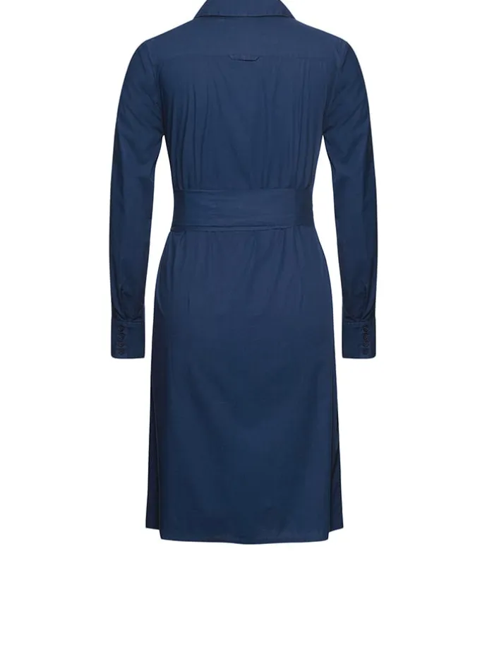 Kleid in Dunkelblau
