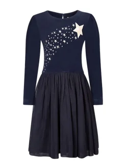 Kleid in Dunkelblau
