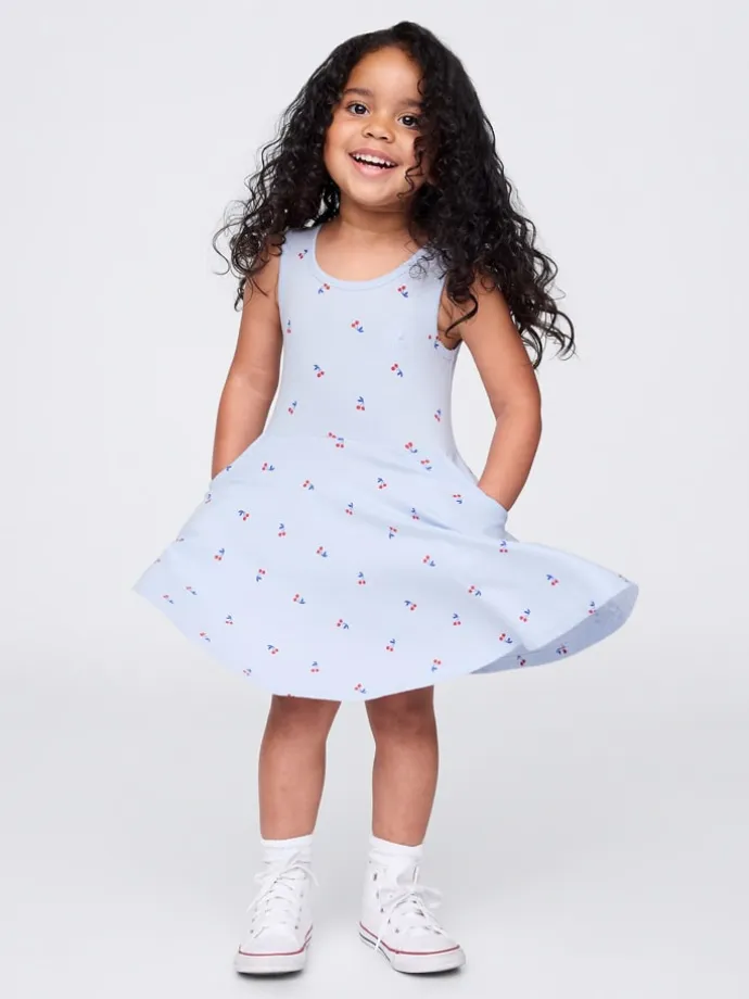 Kleid in Hellblau