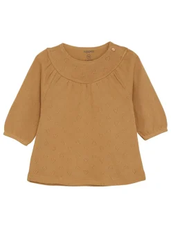 Kleid in Hellbraun