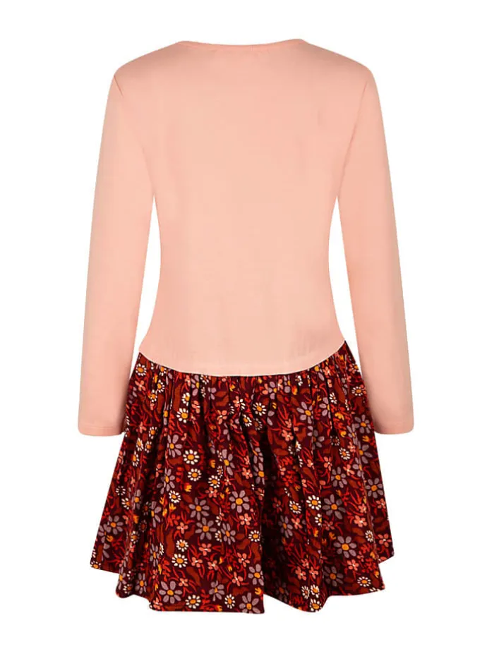 Kleid in Rosa/ Rot