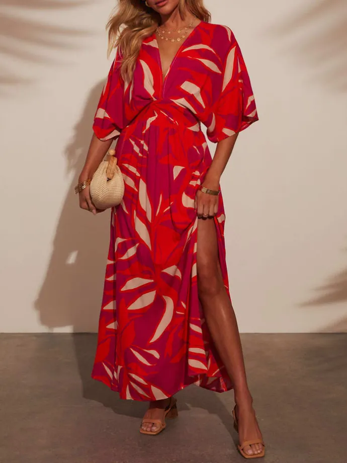 Kleid in Rot
