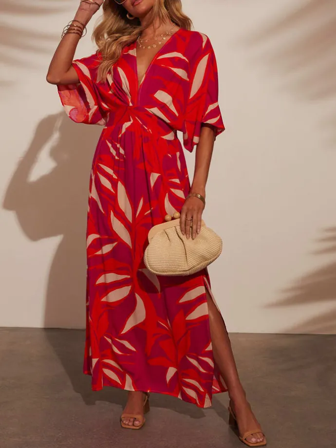 Kleid in Rot