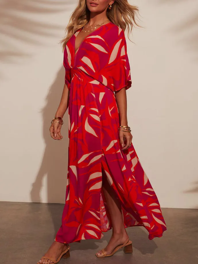 Kleid in Rot