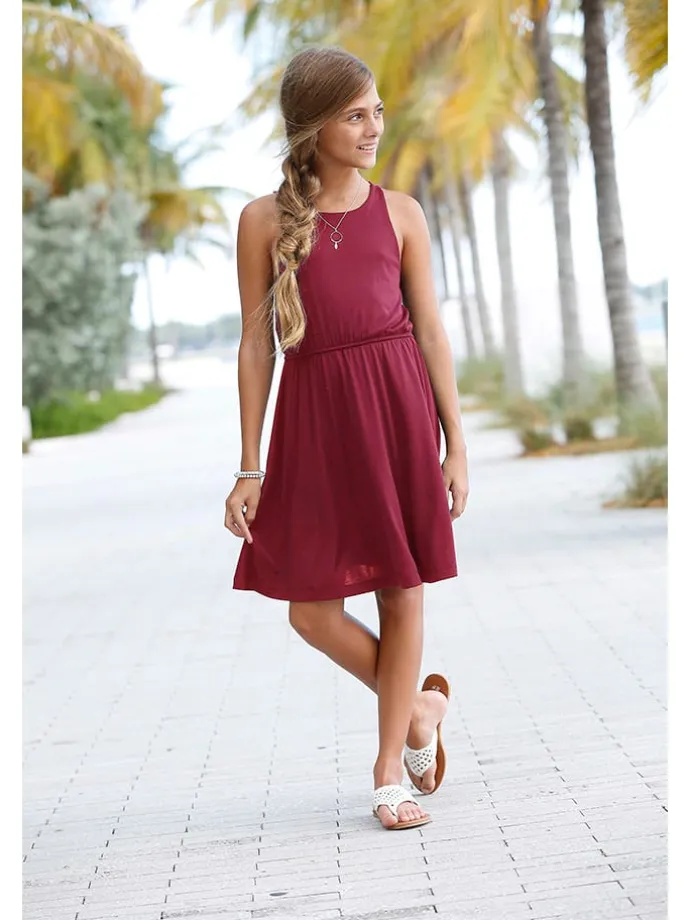 Kleid in Rot