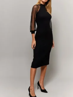 Kleid in Schwarz