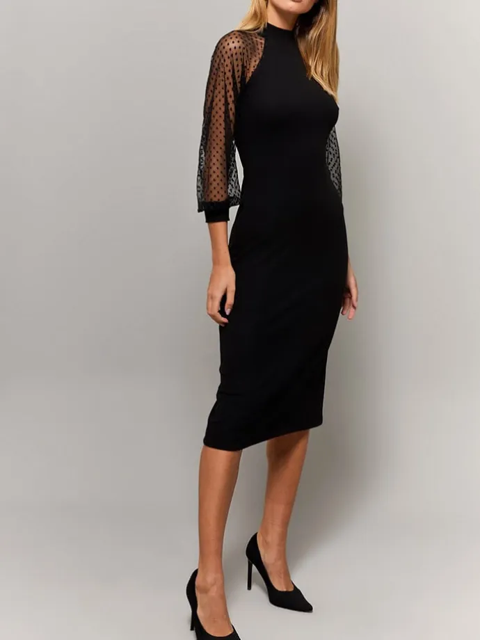Kleid in Schwarz