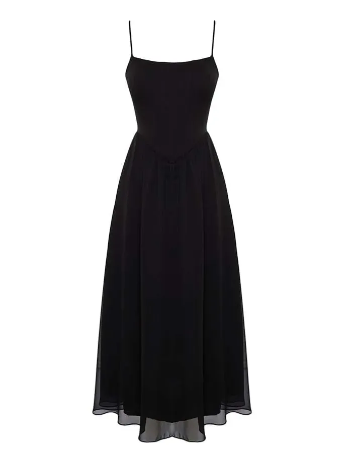 Kleid in Schwarz
