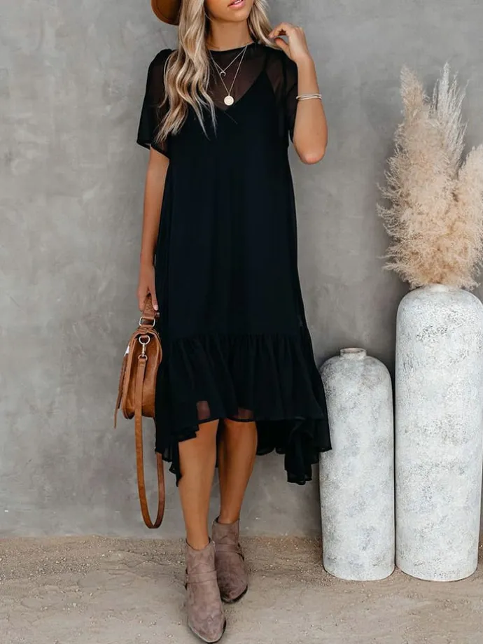 Kleid in Schwarz