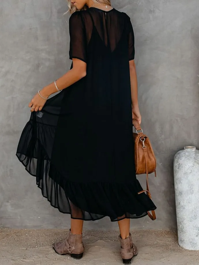 Kleid in Schwarz