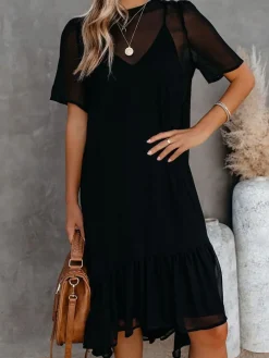 Kleid in Schwarz