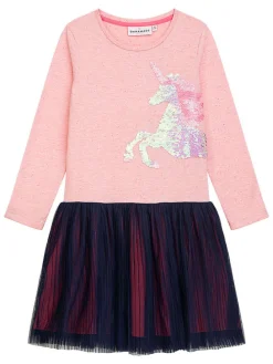 Kleid "Kalea" in Rosa/ Dunkelblau