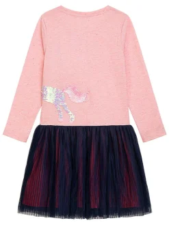 Kleid "Kalea" in Rosa/ Dunkelblau
