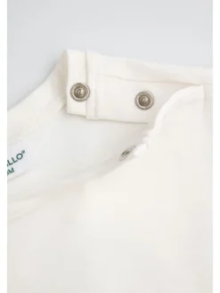 Kleid mit langen Ärmeln in ecru