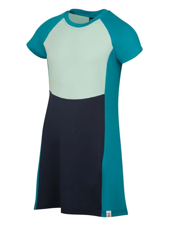 Kleid "Senja" in Blau/ Schwarz
