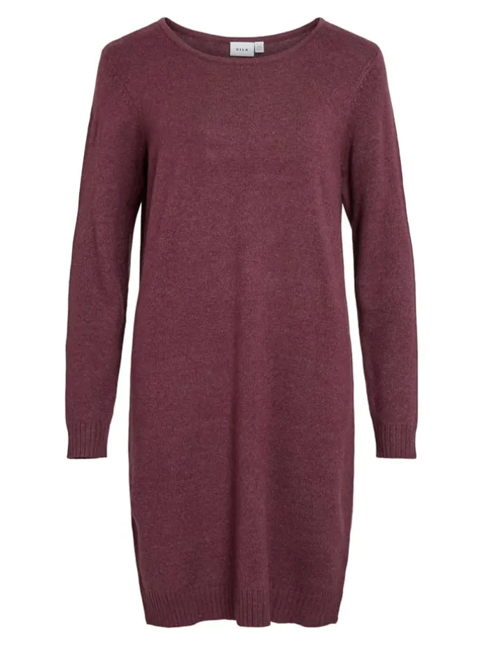 Kleid "Viril" in Bordeaux