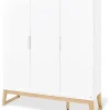 Kleiderschrank "Bridge" in Weiß - (B)156 x (H)187 x (T)52 cm