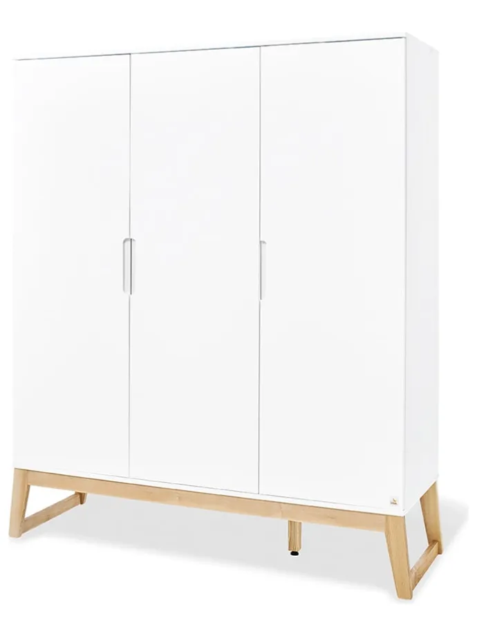 Kleiderschrank "Bridge" in Weiß - (B)156 x (H)187 x (T)52 cm