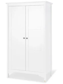 Kleiderschrank "Chalet" in Weiß - (B)103 x (H)185 x (T)58 cm