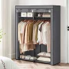 Kleiderschrank in Grau - (B)140 x (H)174 x (T)43 cm