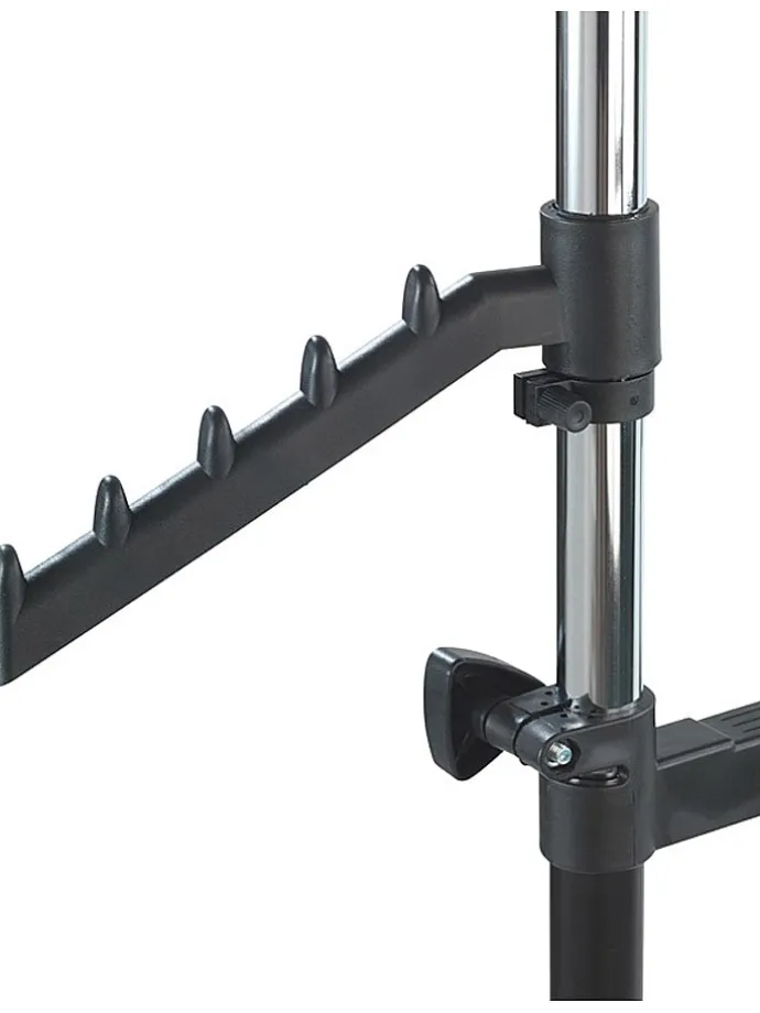 Kleiderstange "All In" in Schwarz/ Chrom - (B)89,5 x (H)169 x (T)43 cm