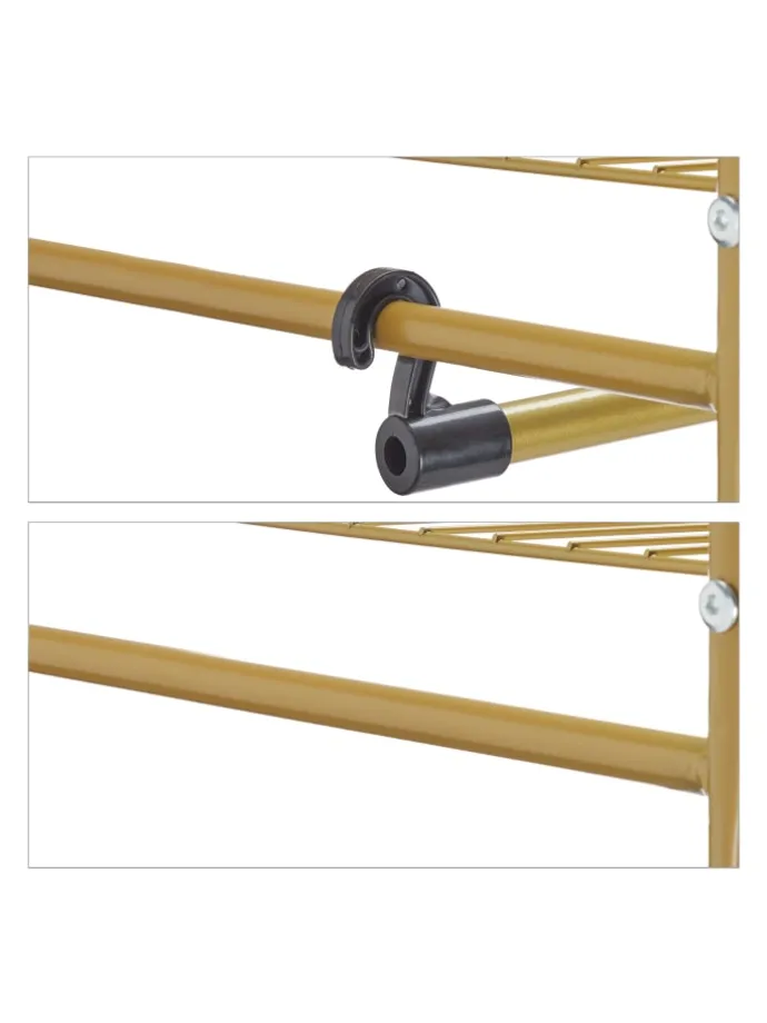 Kleiderständer in Gold - (B)78 x (H)161 x (T)36 cm