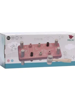 Klopfbank Drache in rosa/pink