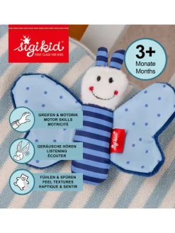 Knister-Greifling Schmetterling RedStars in blau