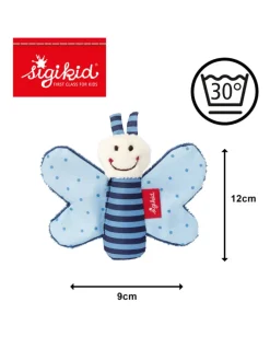 Knister-Greifling Schmetterling RedStars in blau