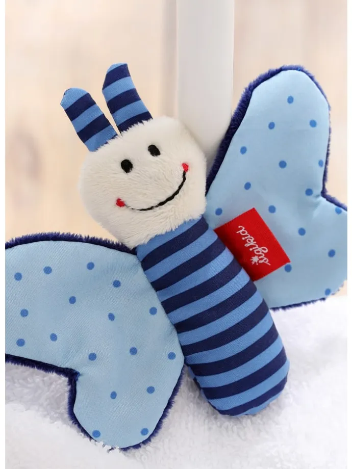 Knister-Greifling Schmetterling RedStars in blau