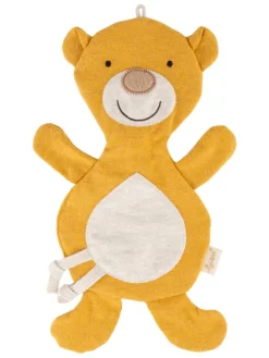 Knistertuch Bär Knistertücher in gelb