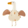 Knistertuch Gans sigibaby in Cremeweiß/Braun