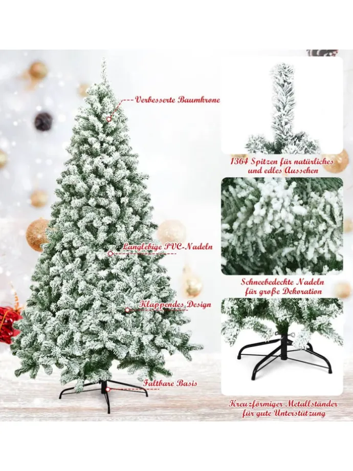 Künstlicher Weihnachtsbaum in Grün