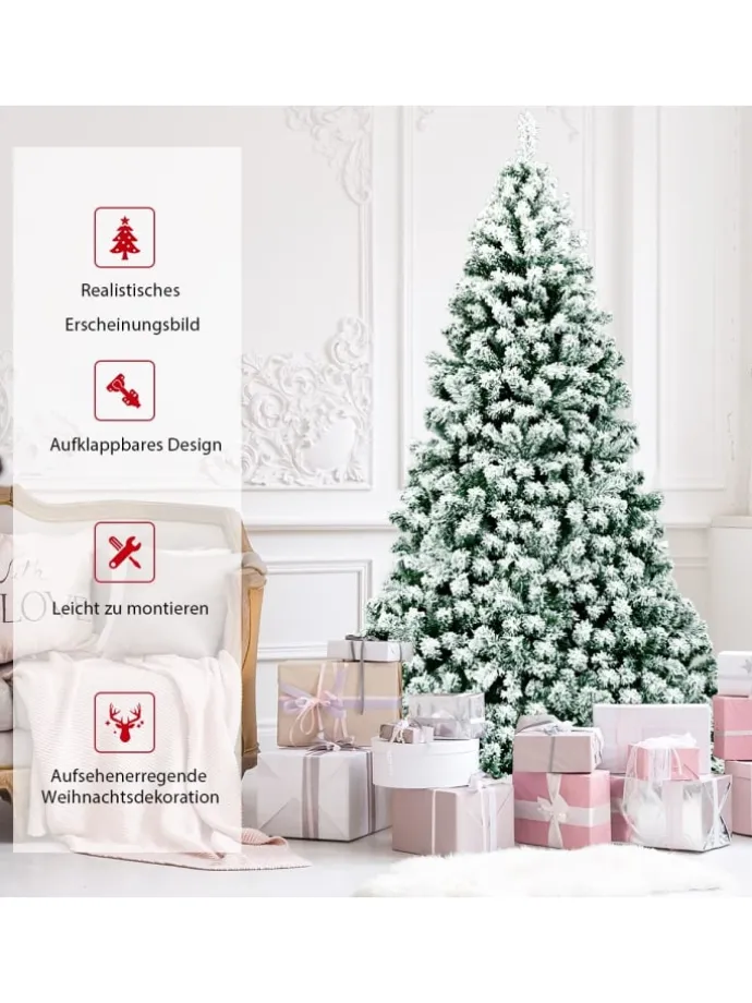 Künstlicher Weihnachtsbaum in Grün