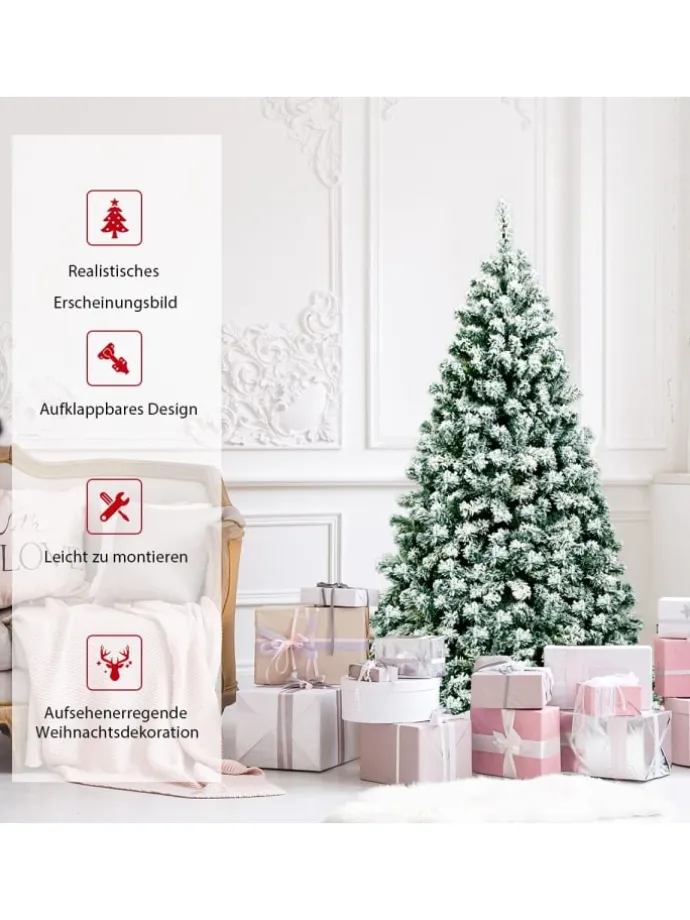 Künstlicher Weihnachtsbaum in Grün