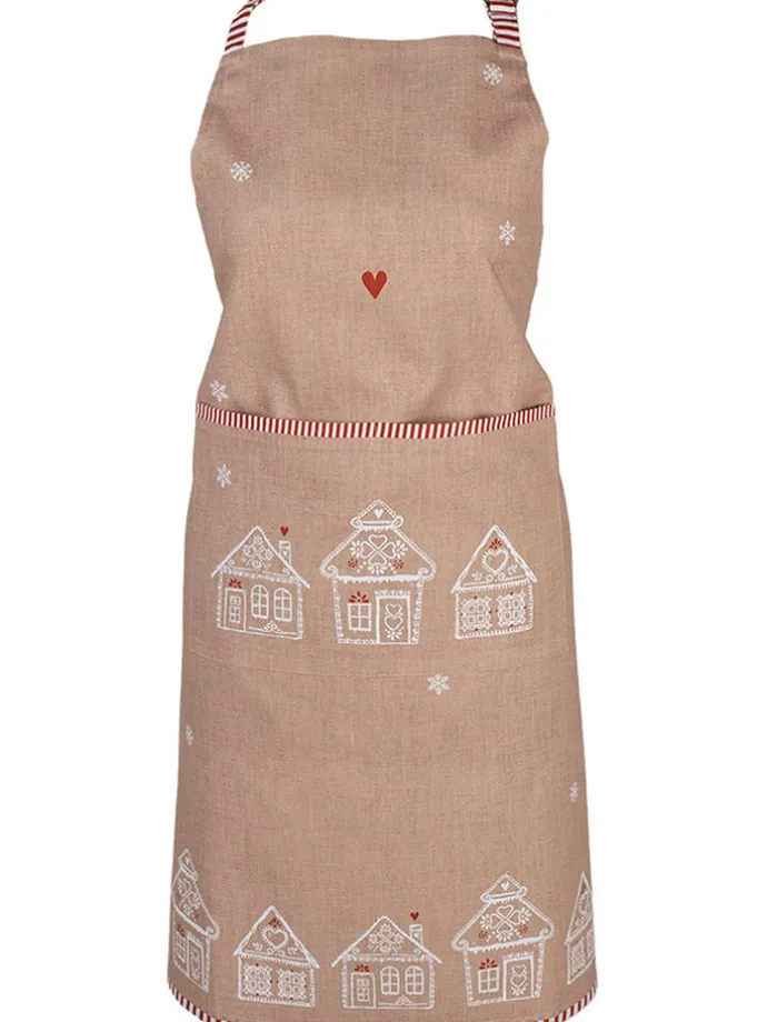 Kochschürze in Beige - (L)85 x (B)70 cm
