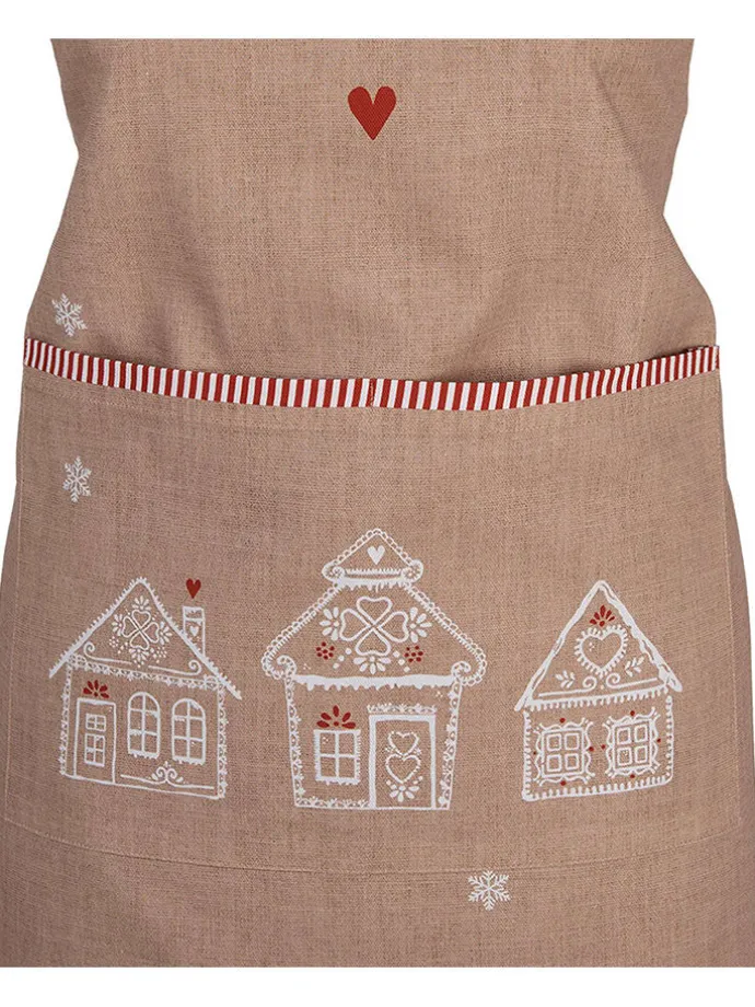 Kochschürze in Beige - (L)85 x (B)70 cm