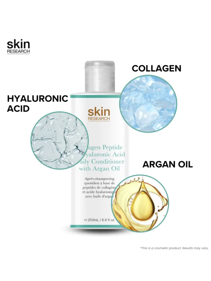 Kollagenpeptid & Hyaluronsäure täglicher Conditioner mit Arganöl