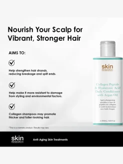 Kollagenpeptid & Hyaluronsäure täglicher Conditioner mit Arganöl