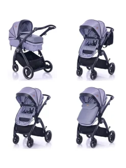 Kombikinderwagen Adria in grau