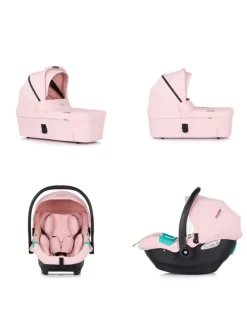 Kombikinderwagen Encanto 3in1 in rosa