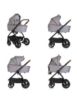 Kombikinderwagen 3in1 Prestige in grau